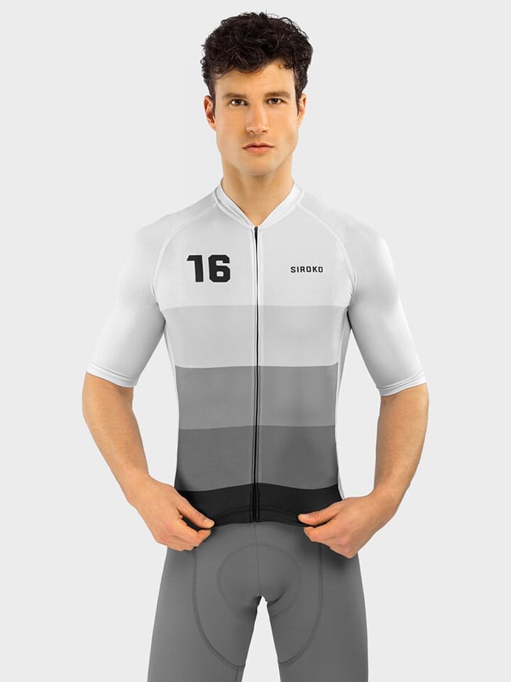 

Спортивная футболка Siroko Fahrradtrikot M2 Roscoff, серый