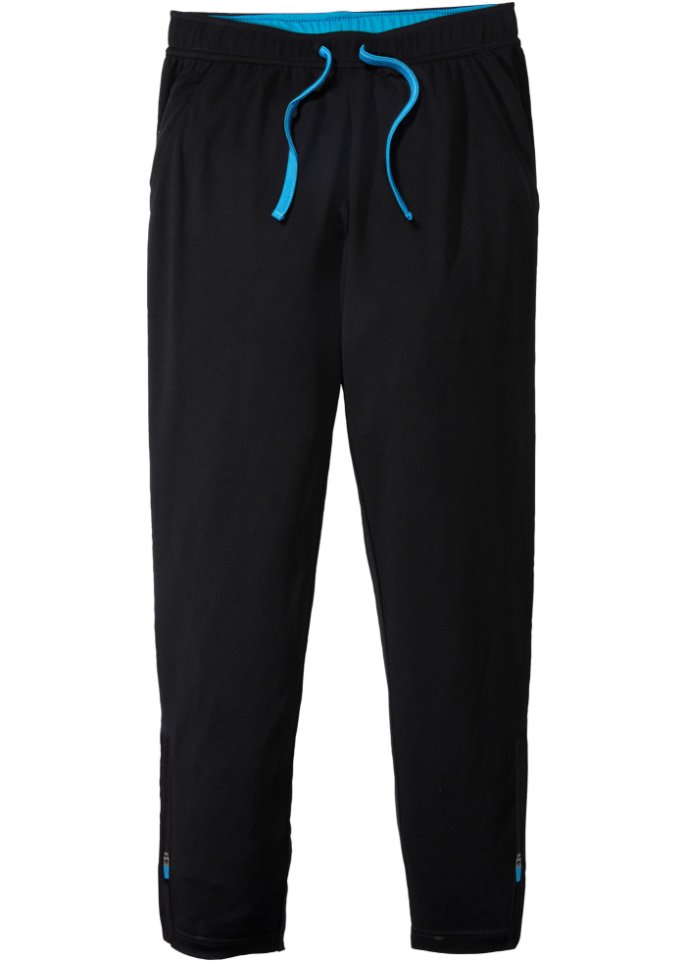Спортивные брюки для мальчиков быстросохнущие и дышащие Bpc Bonprix Collection, черный