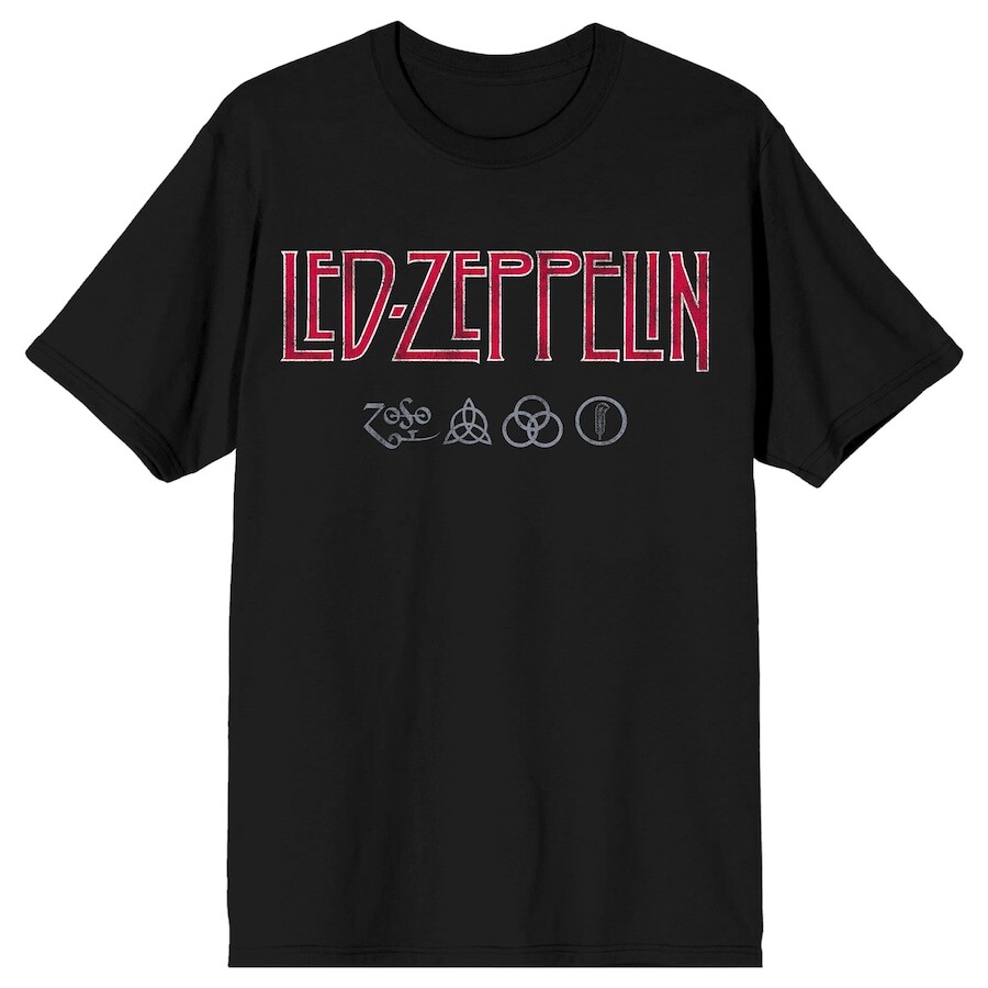 

Футболка с коротким рукавом BIOWORLD Led Zeppelin, черный
