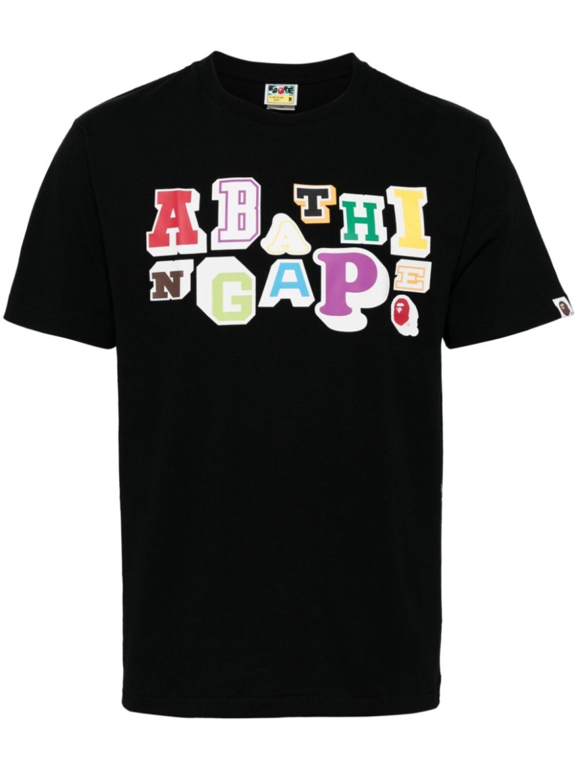 

A BATHING APE футболка с логотипом, черный