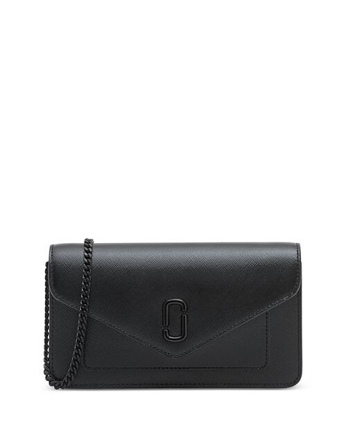 

Кожаный кошелек Longshot DTM на цепочке MARC JACOBS, цвет Black