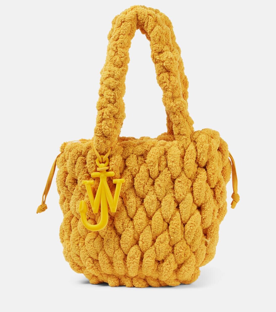 

Одеяло маленькое шенилловое шоппер Jw Anderson, цвет mustard