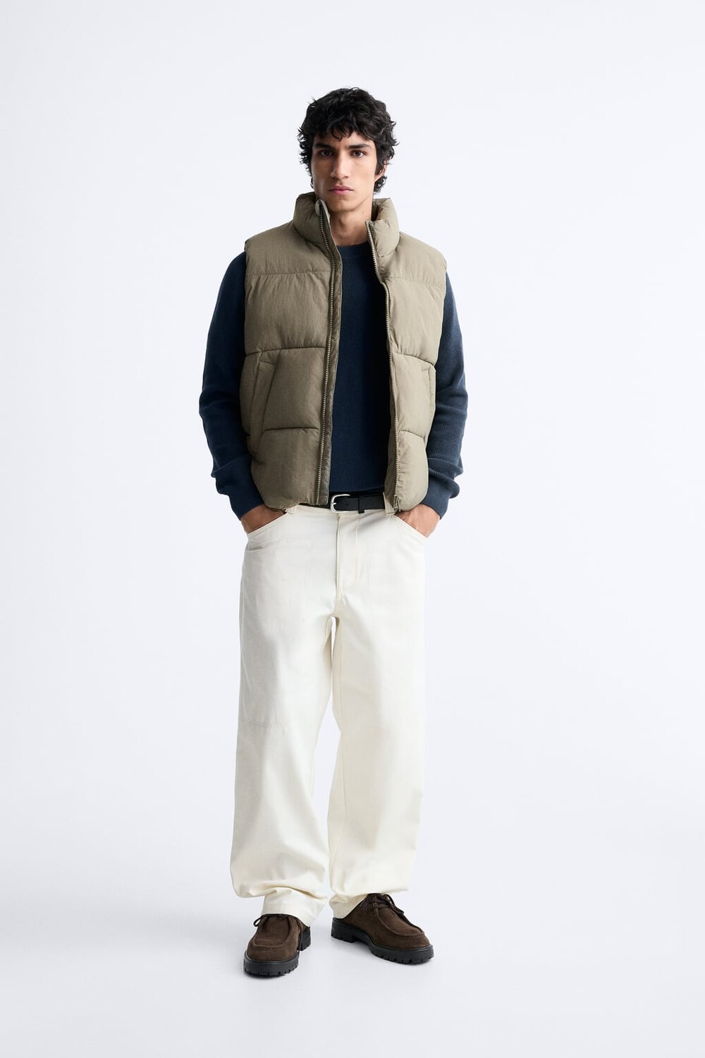

Пуховик ZARA, хаки