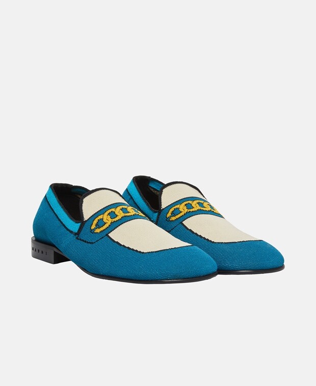 

Мокасины Marni, синий