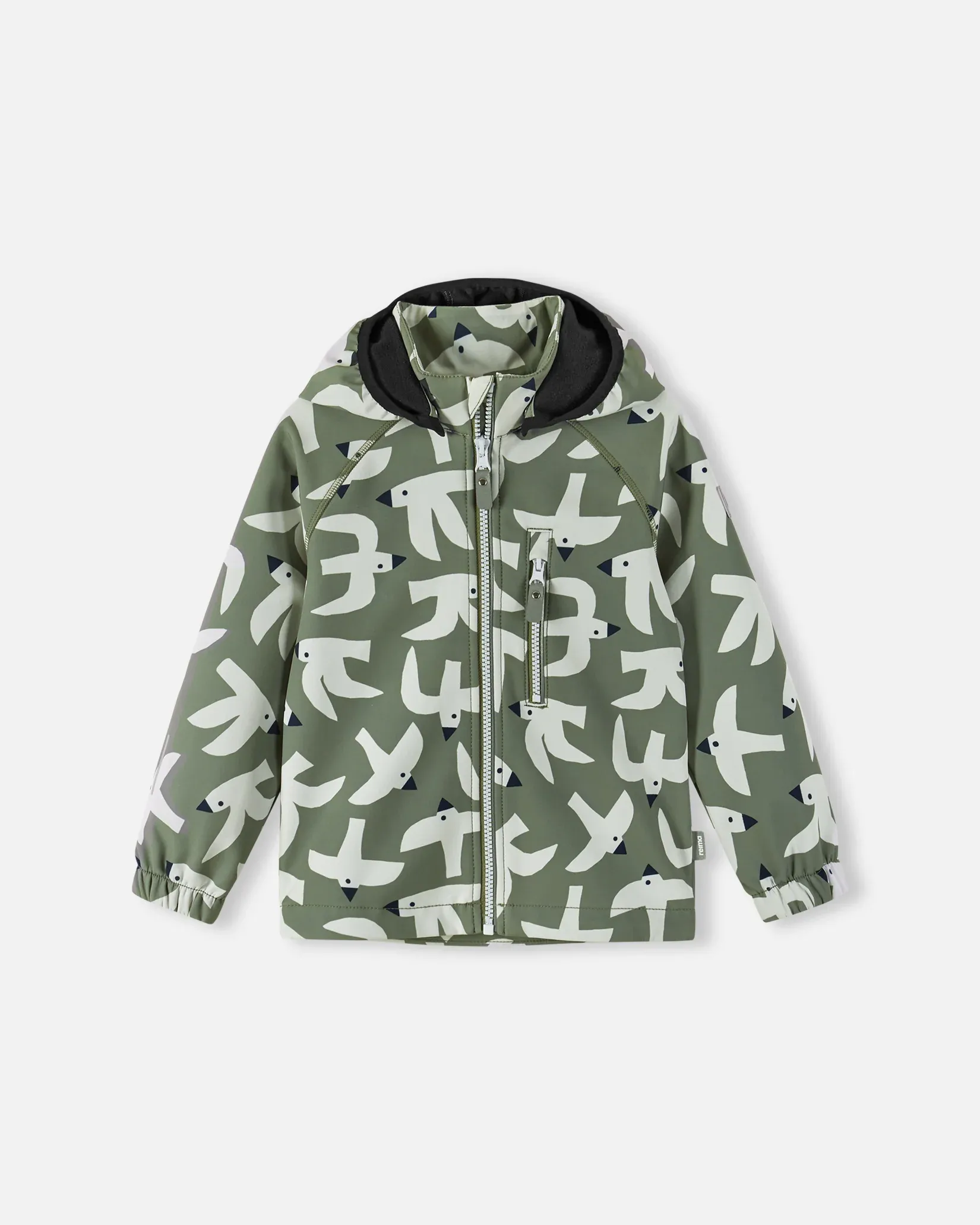 

Детская куртка софтшелл Vantti Reima, цвет Greyish Green