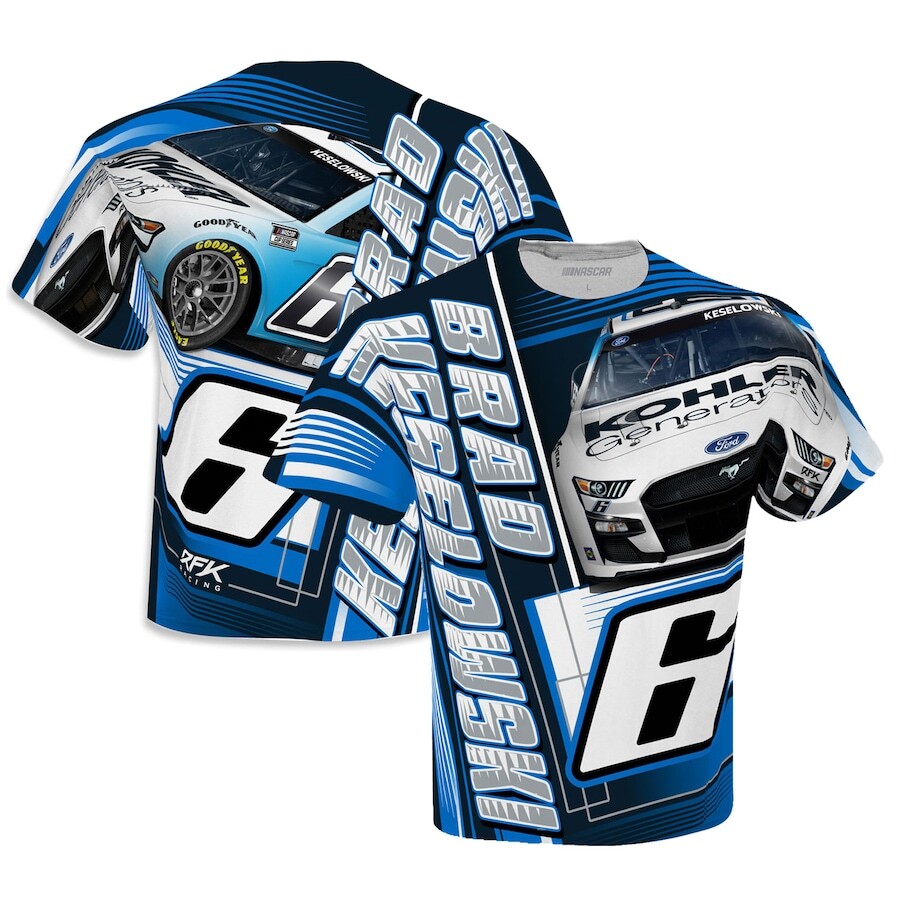 

Футболка с коротким рукавом Checkered Flag Brad Keselowski, белый