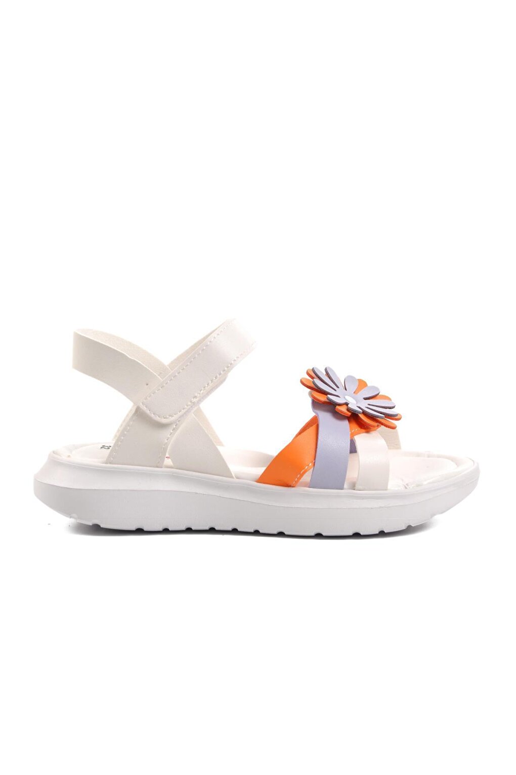 Şng 8010-F Бело-оранжевые сандалии для девочек Ayakmod комплект мебели бело оранжевый