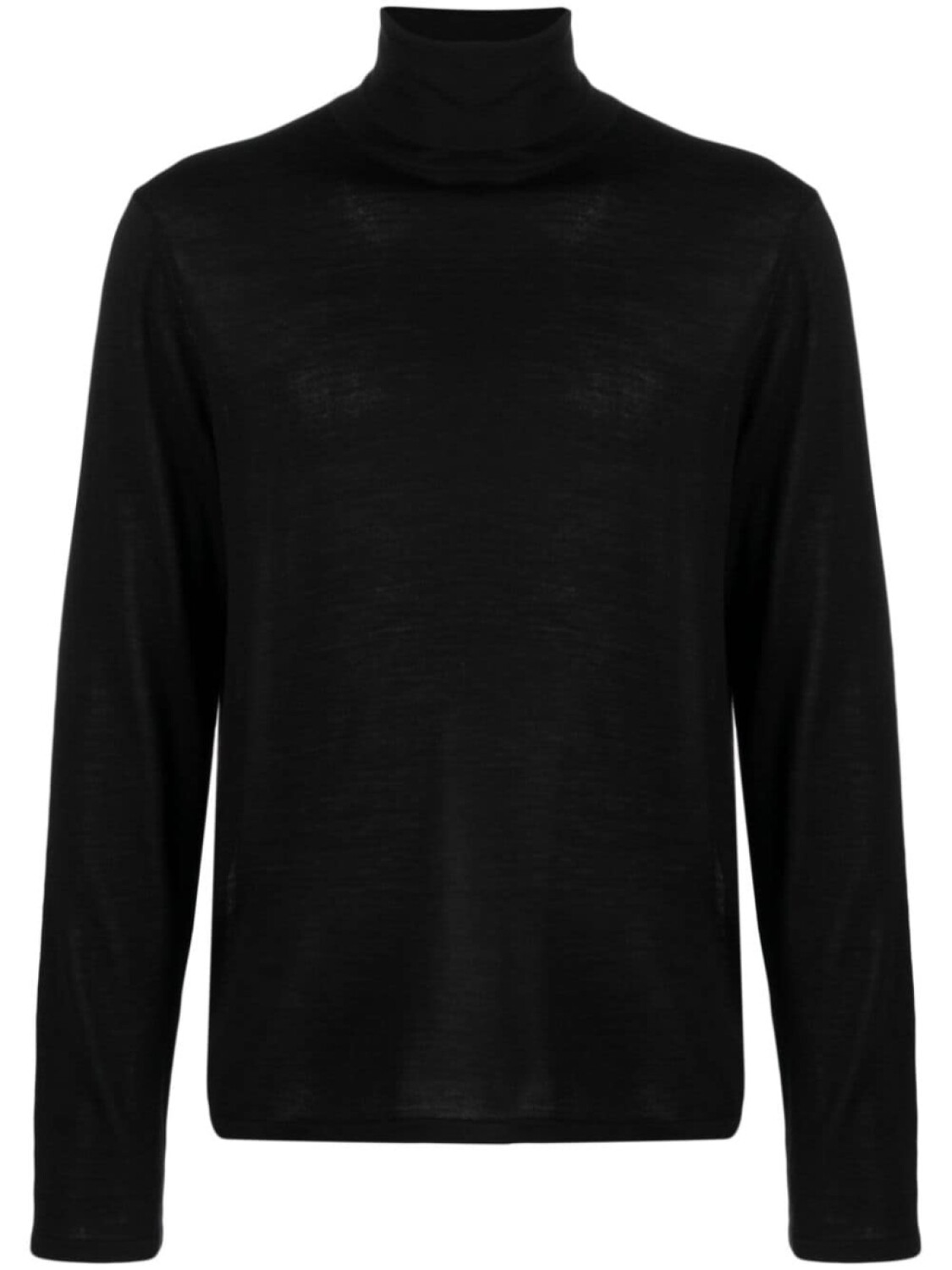 

ASPESI fine-knit wool blend roll-neck jumper, черный