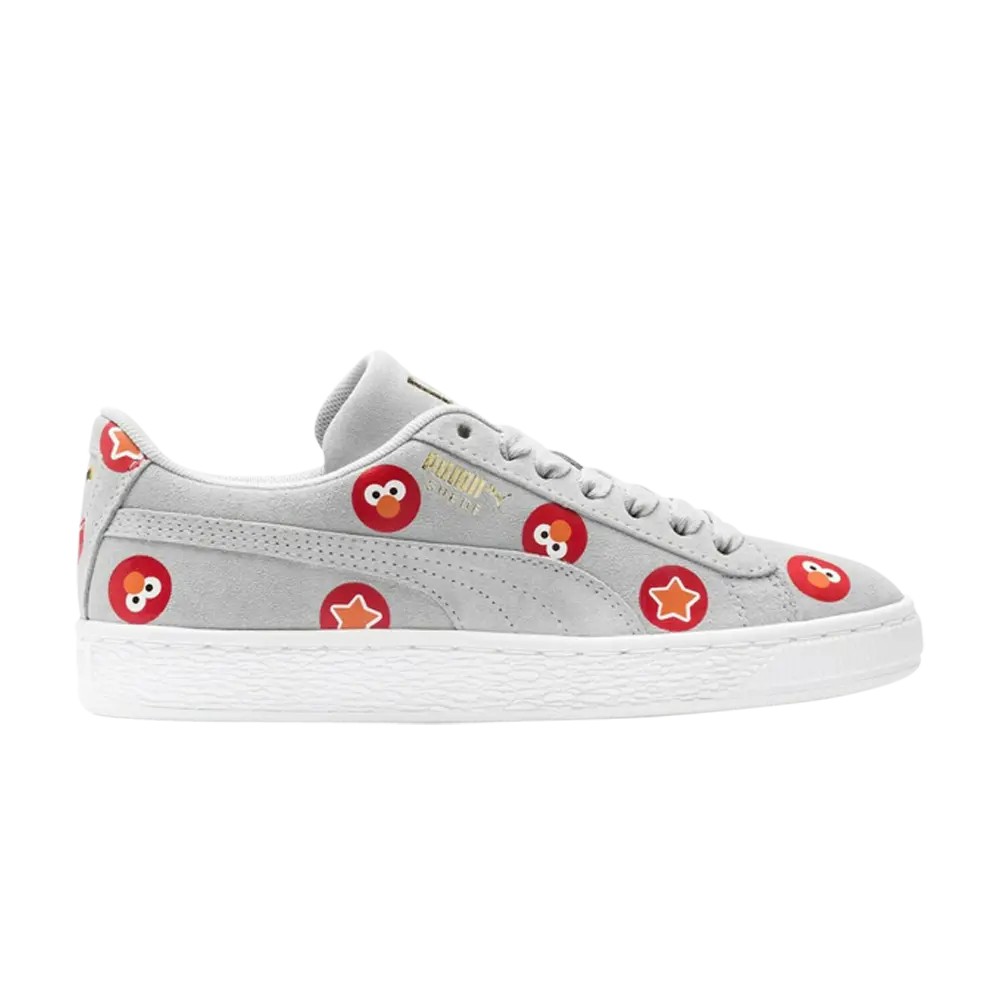 

Кроссовки Sesame Street x Suede Badge Jr Puma, серый