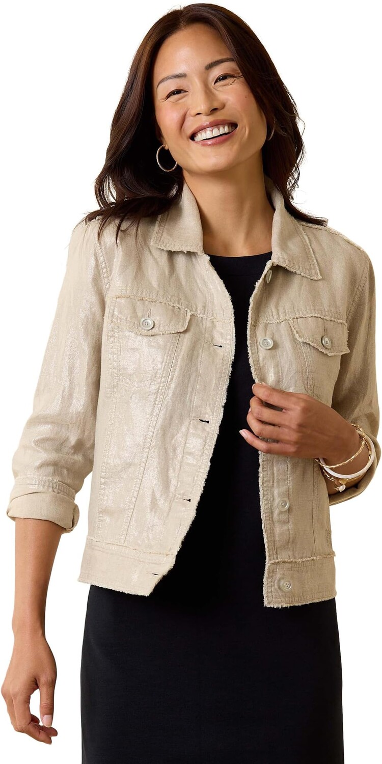

Куртка Shimmer Two Palms Linen Jacket Tommy Bahama, цвет Natural