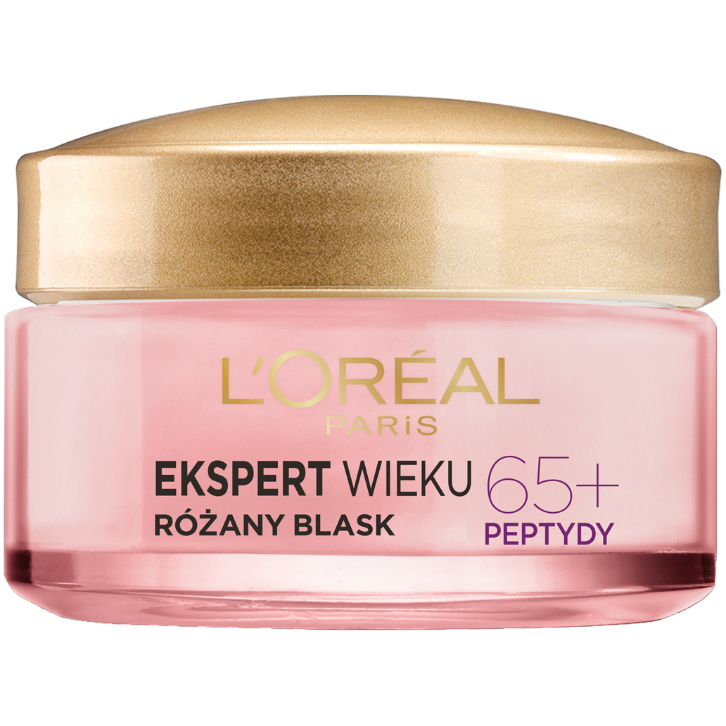Многофункциональный крем для лица 65+ для дневного и ночного розового сияния L'Oréal Paris Ekspert Wieku, 50 мл