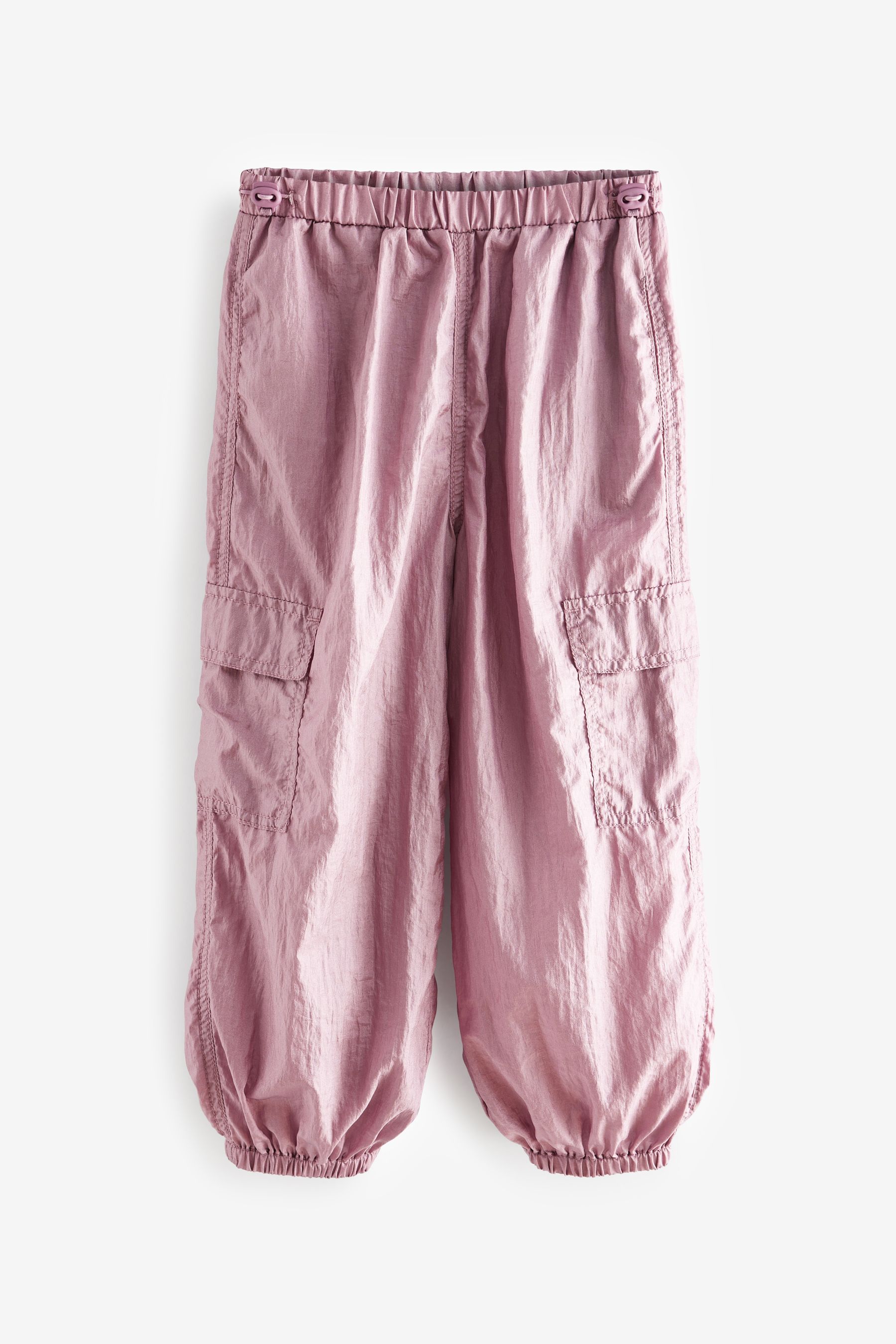 цена Широкие брюки-карго с манжетами Next, розовый