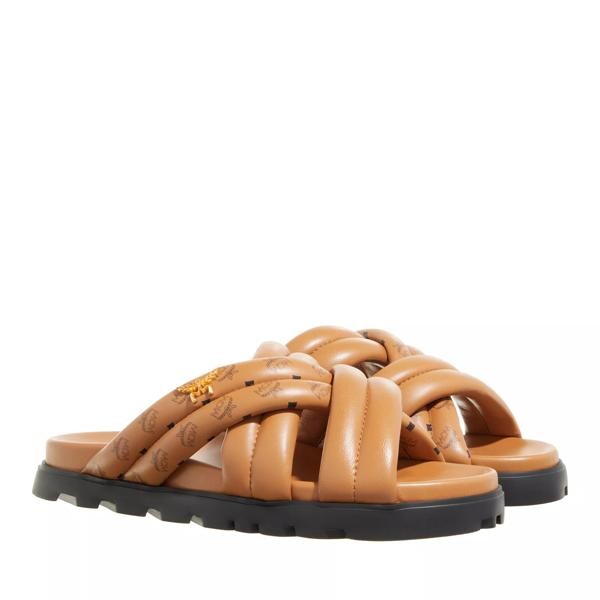 

Туфли unisex mcm col lthr flat sandals Mcm, коричневый