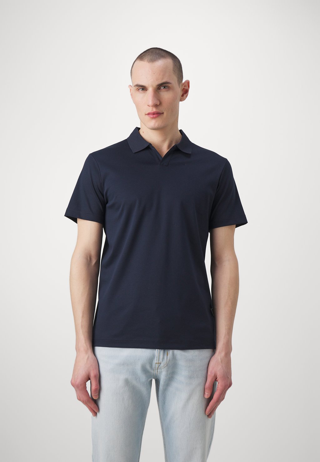 Рубашка-поло PAUL NN.07, цвет navy blue