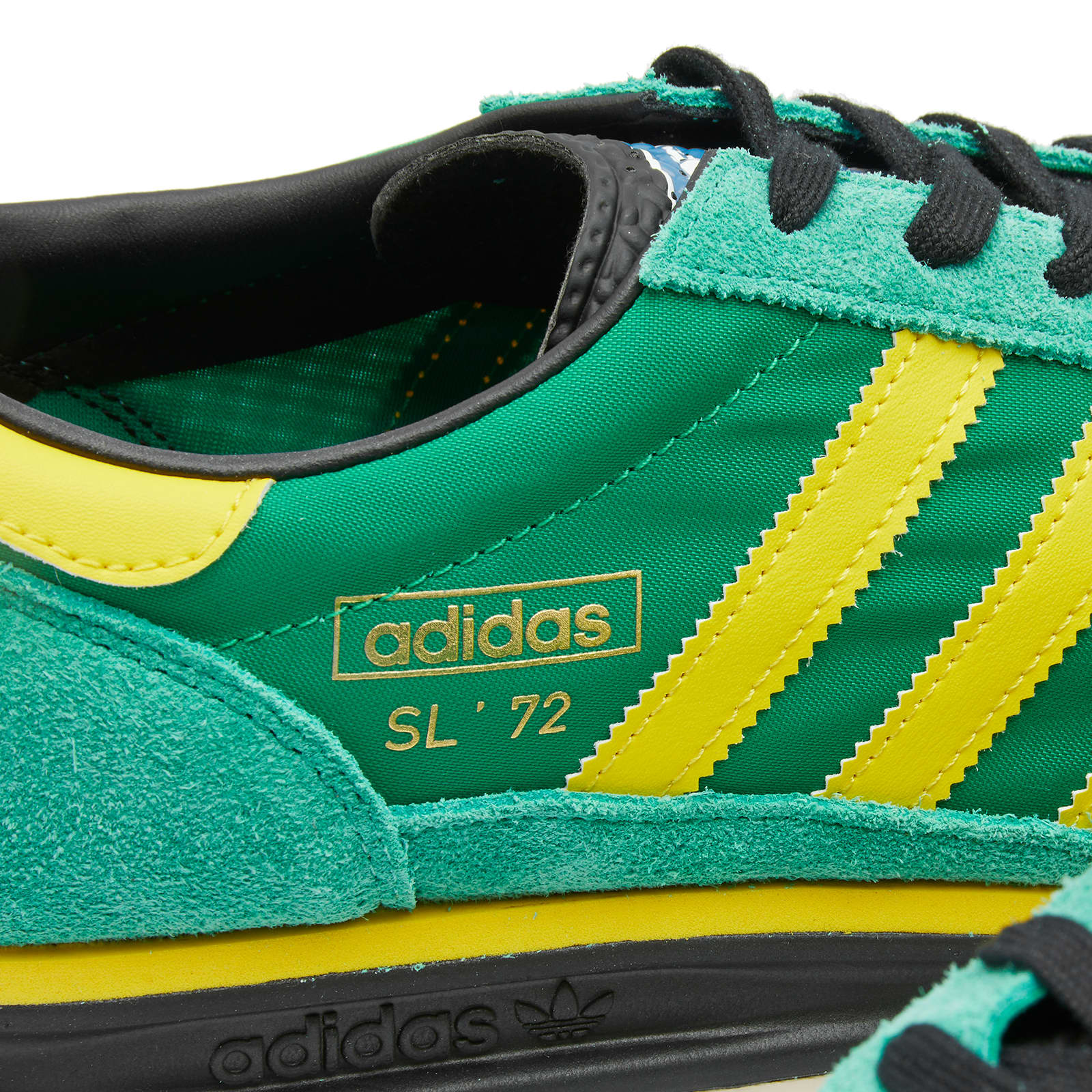 Кроссовки Adidas Sl 72 Rs, цвет Green & Yellow & Core Black – купить с  доставкой из-за рубежа через платформу «CDEK.Shopping»