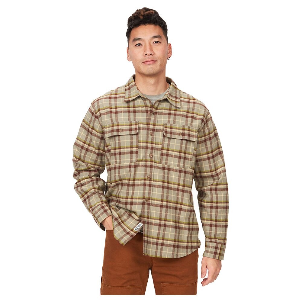 

Рубашка Marmot Doran Midweight Flannel LS, зеленый