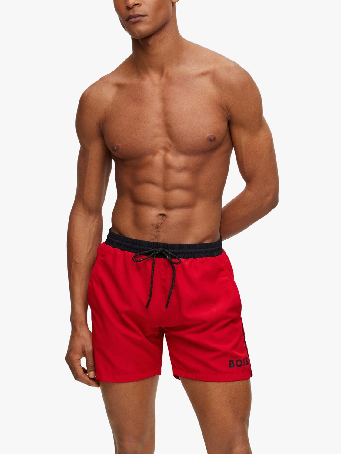 

Шорты для плавания HUGO BOSS Starfish, ярко-красные
