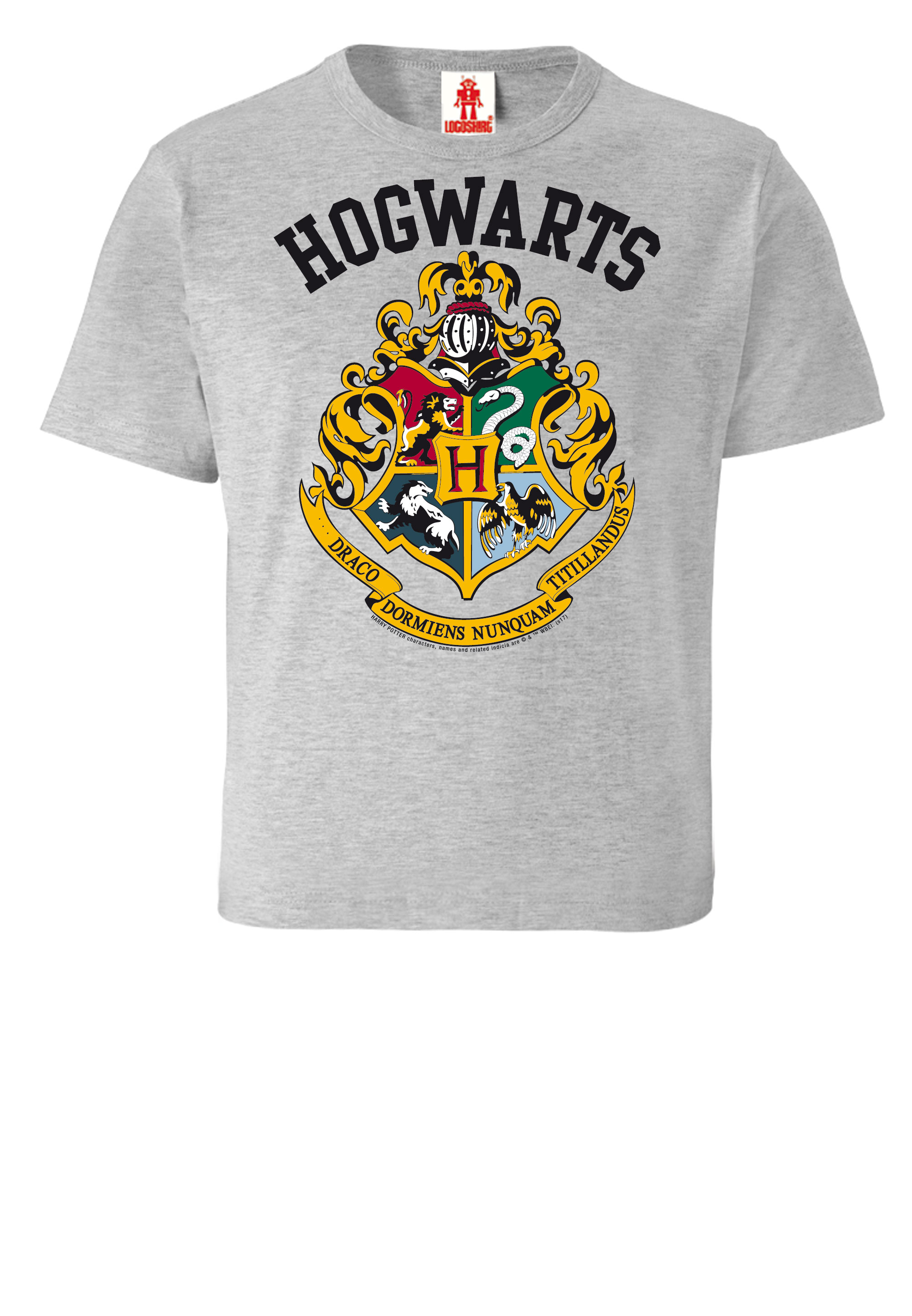 

Футболка Logoshirt Hogwarts, цвет grau meliert
