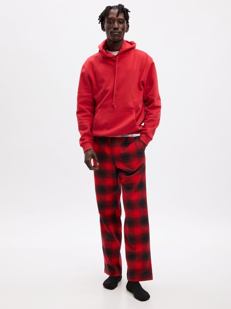 

Фланелевые пижамные брюки Gap, красный