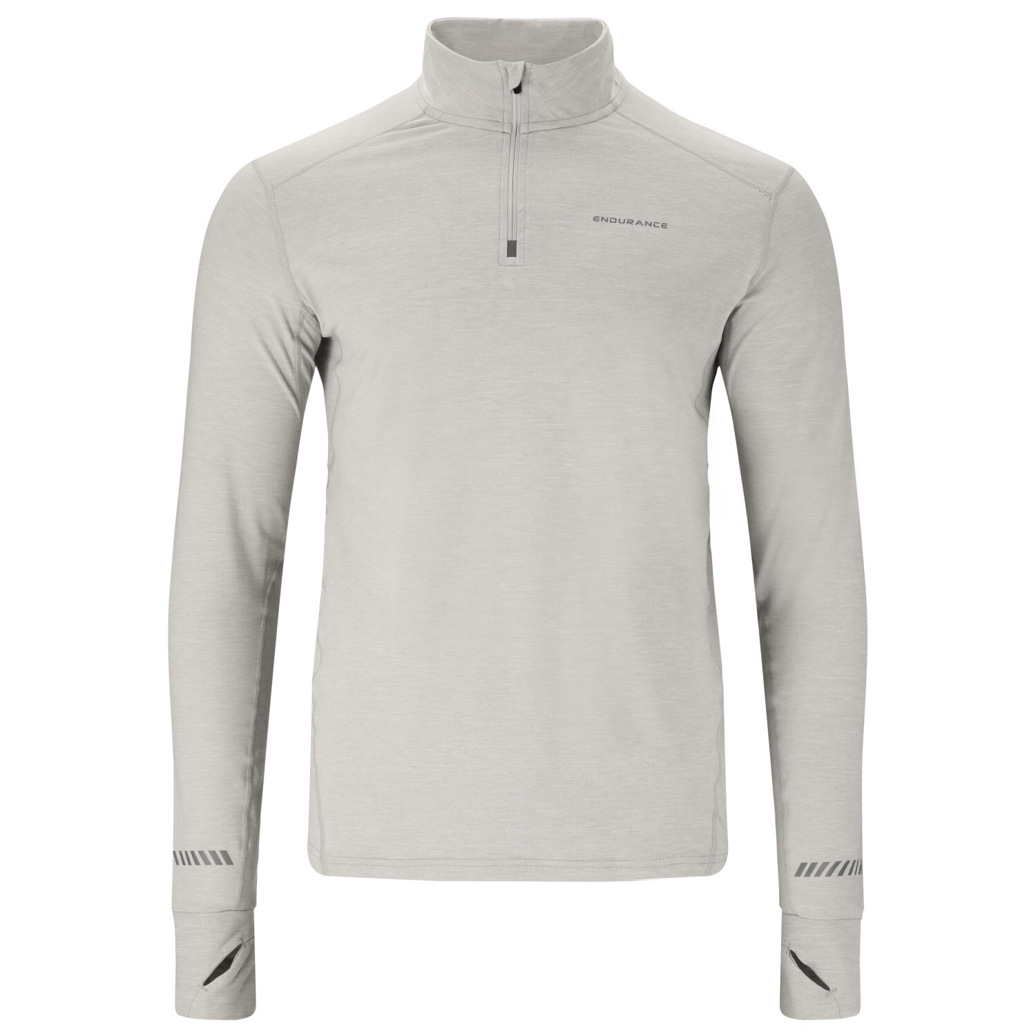 Лонгслив Endurance Tune Melange Midlayer, цвет Light Grey Melange