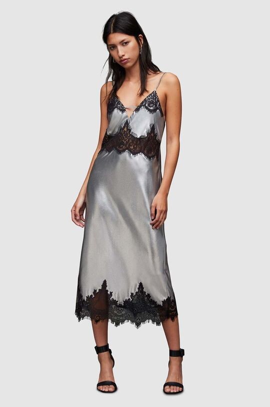 

Платье Офелия AllSaints, серый