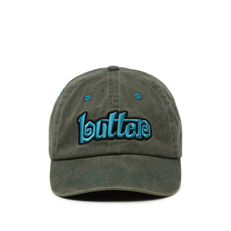 

Бейсболка Swirl 6 Panel Cap Butter Goods, цвет washed foliage