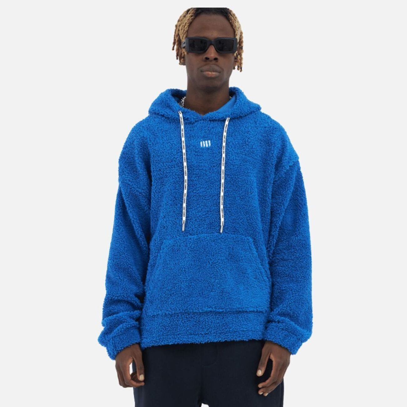

Толстовка Megaman Teddy Basic Hoodie Oversize, королевский синий