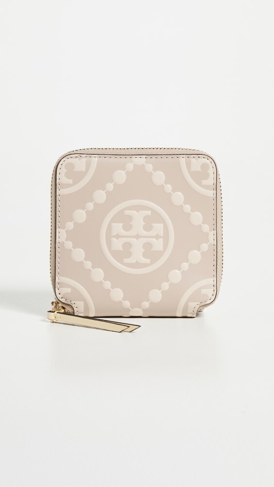 

Кошелек Tory Burch T Monogram Contrast Embossed Bi-Fold