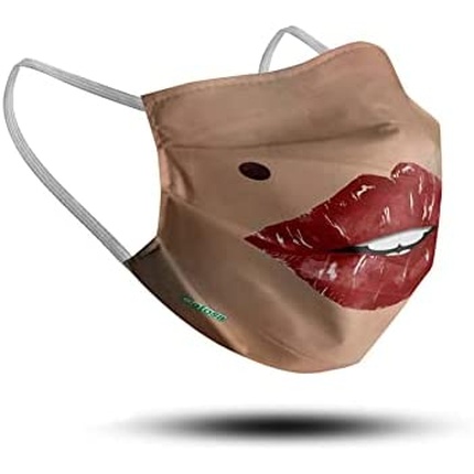 цена Многоразовая гигиеническая тканевая маска для взрослых - губы Bigbuy Wellness