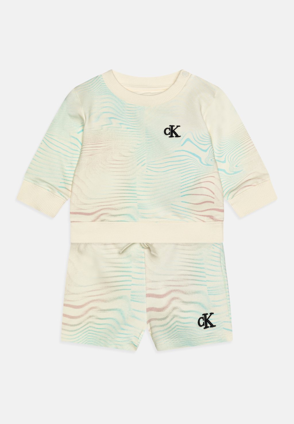 

Шорты BABY SUMMER WAVE UNISEX SET Calvin Klein Jeans, цвет beige