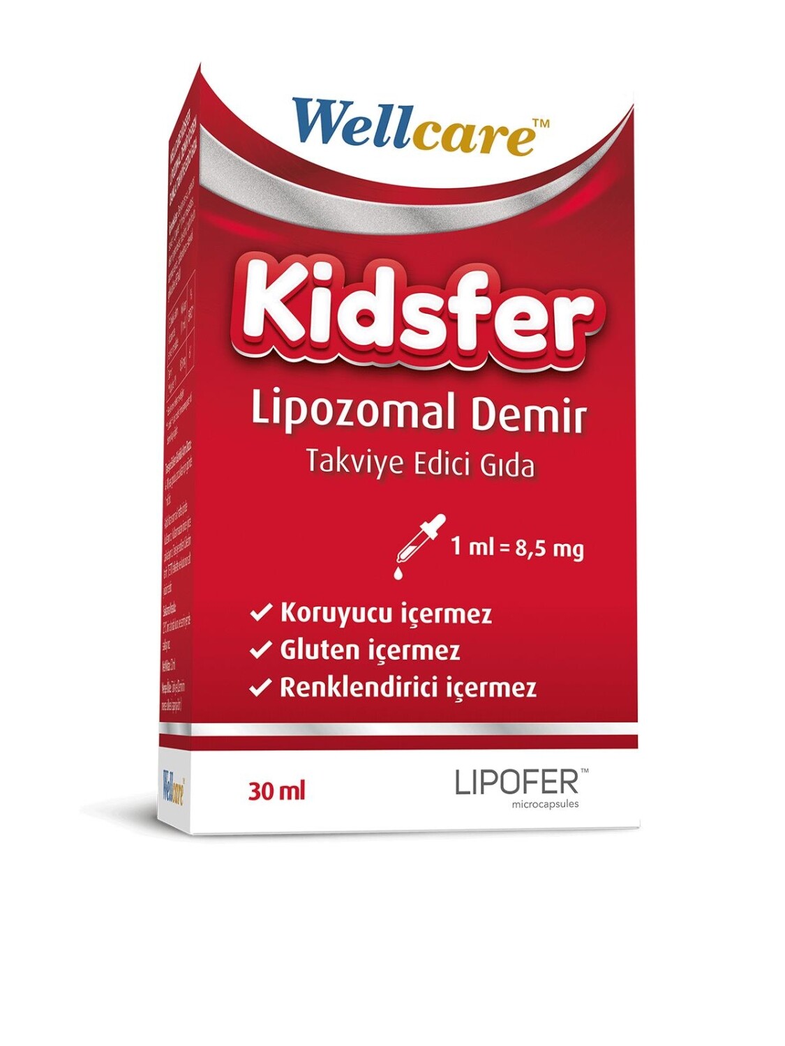 Wellcare Kidsfer Липосомальные капли железа 30 мл