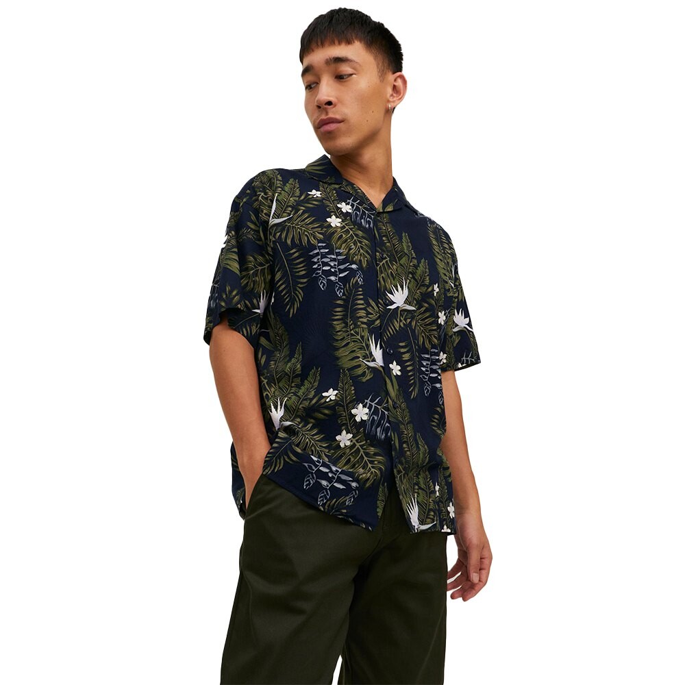 

Рубашка с коротким рукавом Jack & Jones Blatropic Resort, зеленый