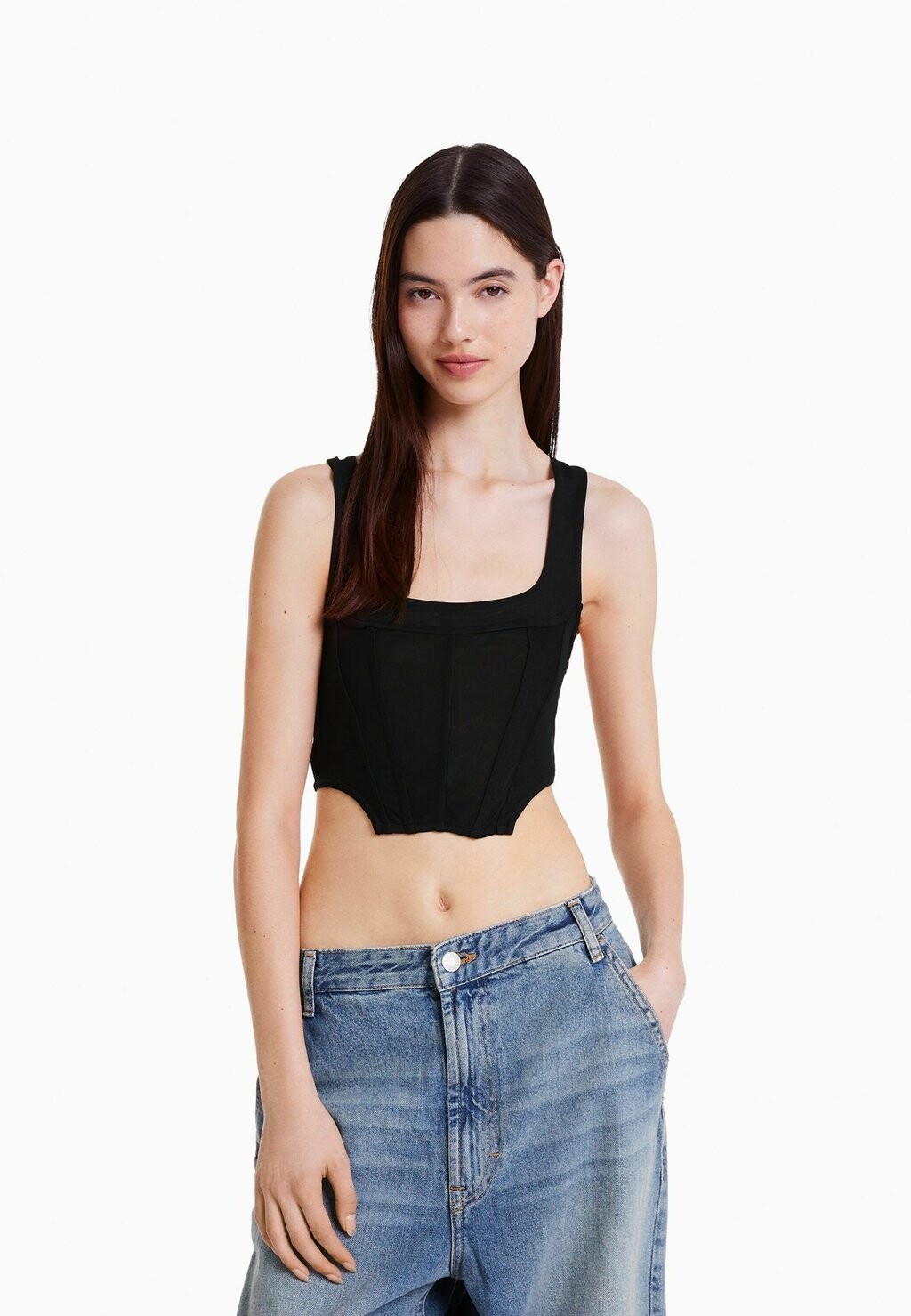 

Топ Bershka, черный