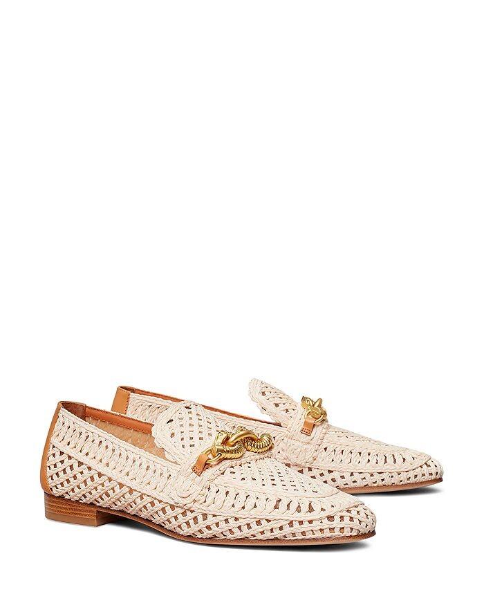 

Женские лоферы Jessa из рафии Tory Burch
