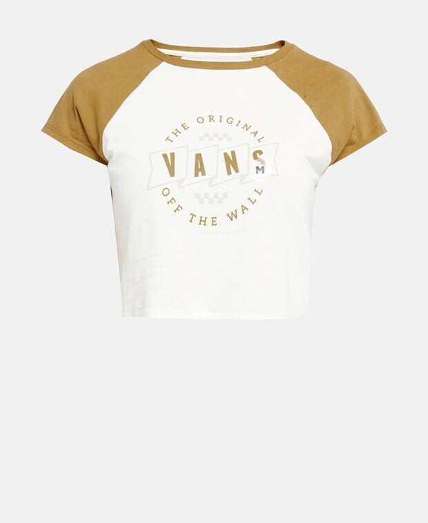 

Укороченный лонгслив Vans, миндальный