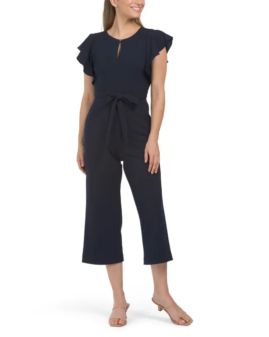 

Комбинезон с развевающимися рукавами Dkny, цвет Midnight
