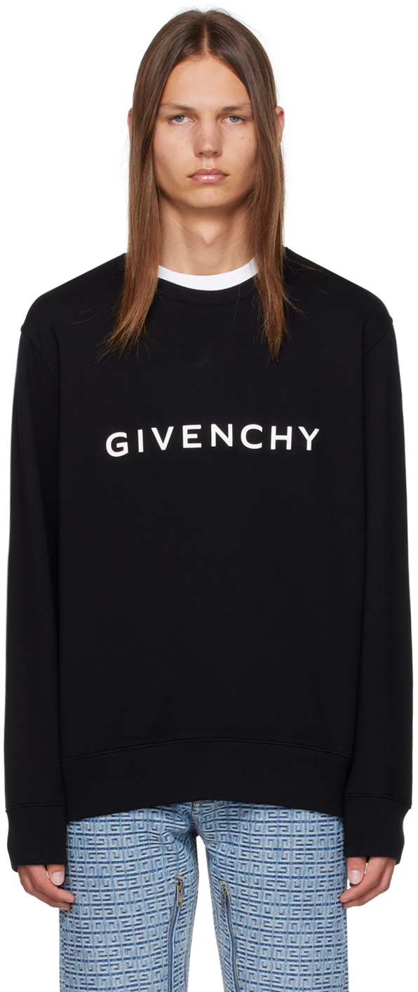 Черный свитшот Archetype Givenchy