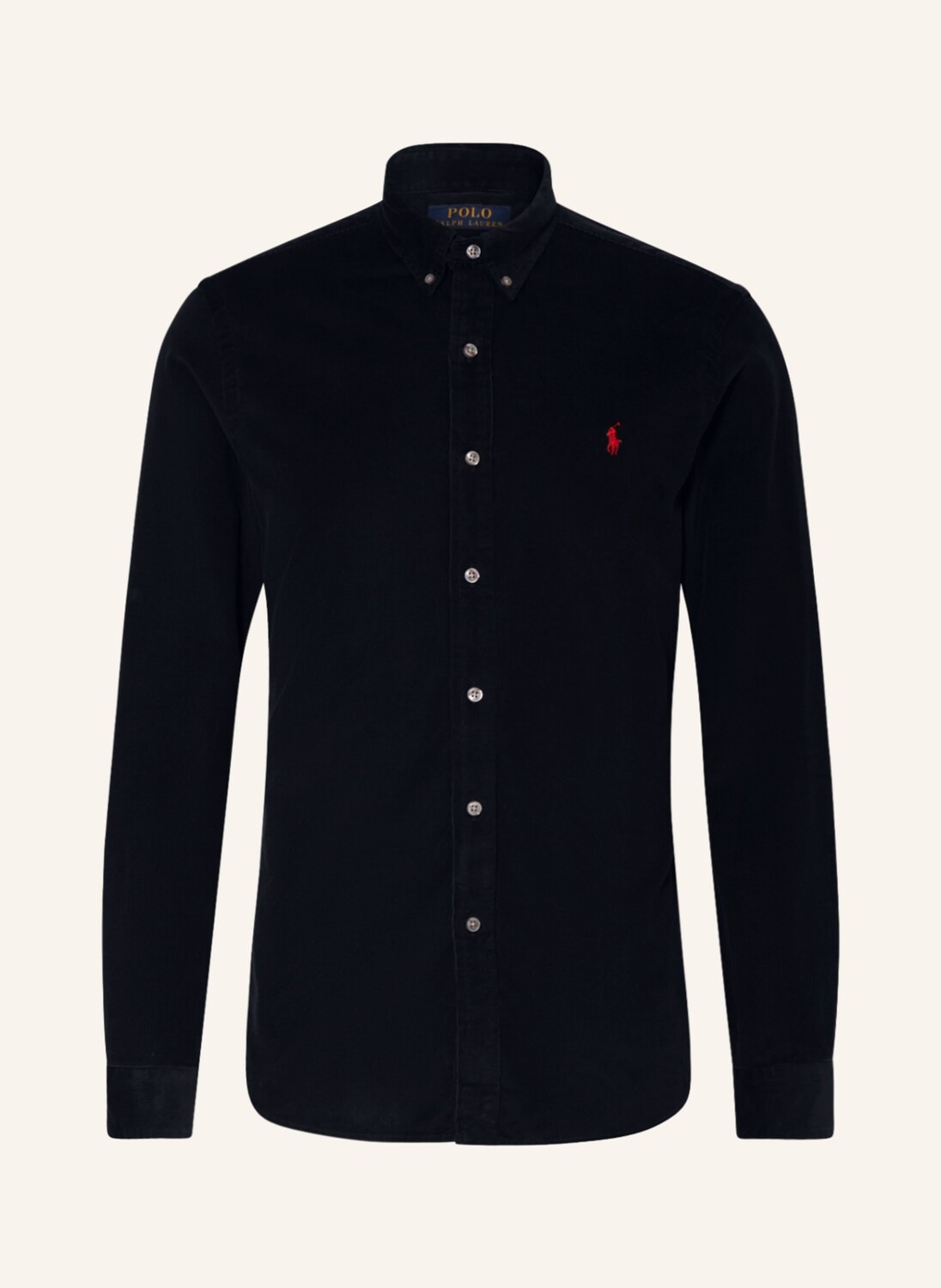 

Рубашка POLO RALPH LAUREN Slim Fit, черный