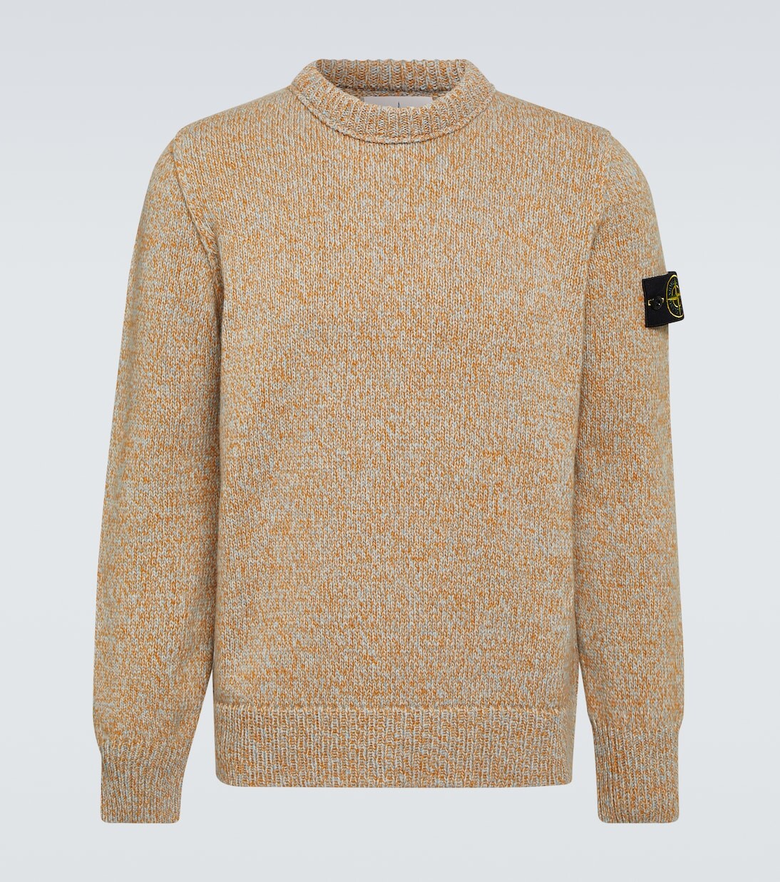 

Свитер из смесовой шерсти с нашивкой-логотипом Stone Island, мультиколор