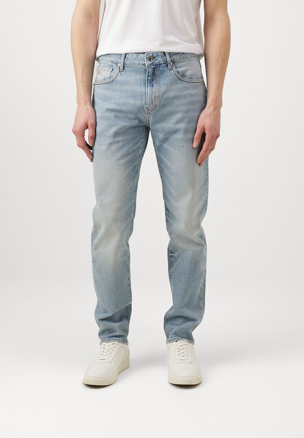 

Джинсы узкого кроя Armani Exchange, синий деним