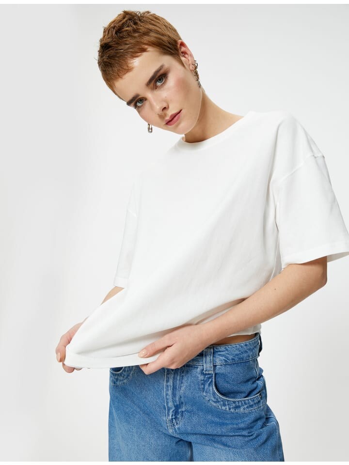 

Футболка KOTON T shirt, экрю