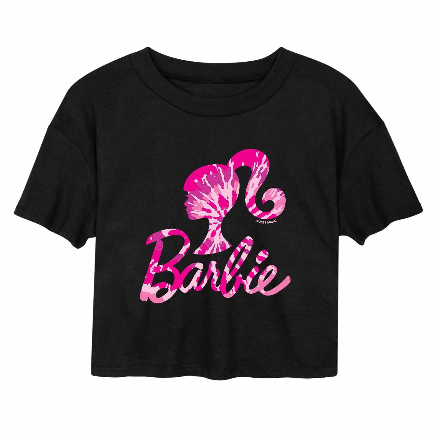 

Укороченная футболка с рисунком Barbie Tie Dye для юниоров Barbie