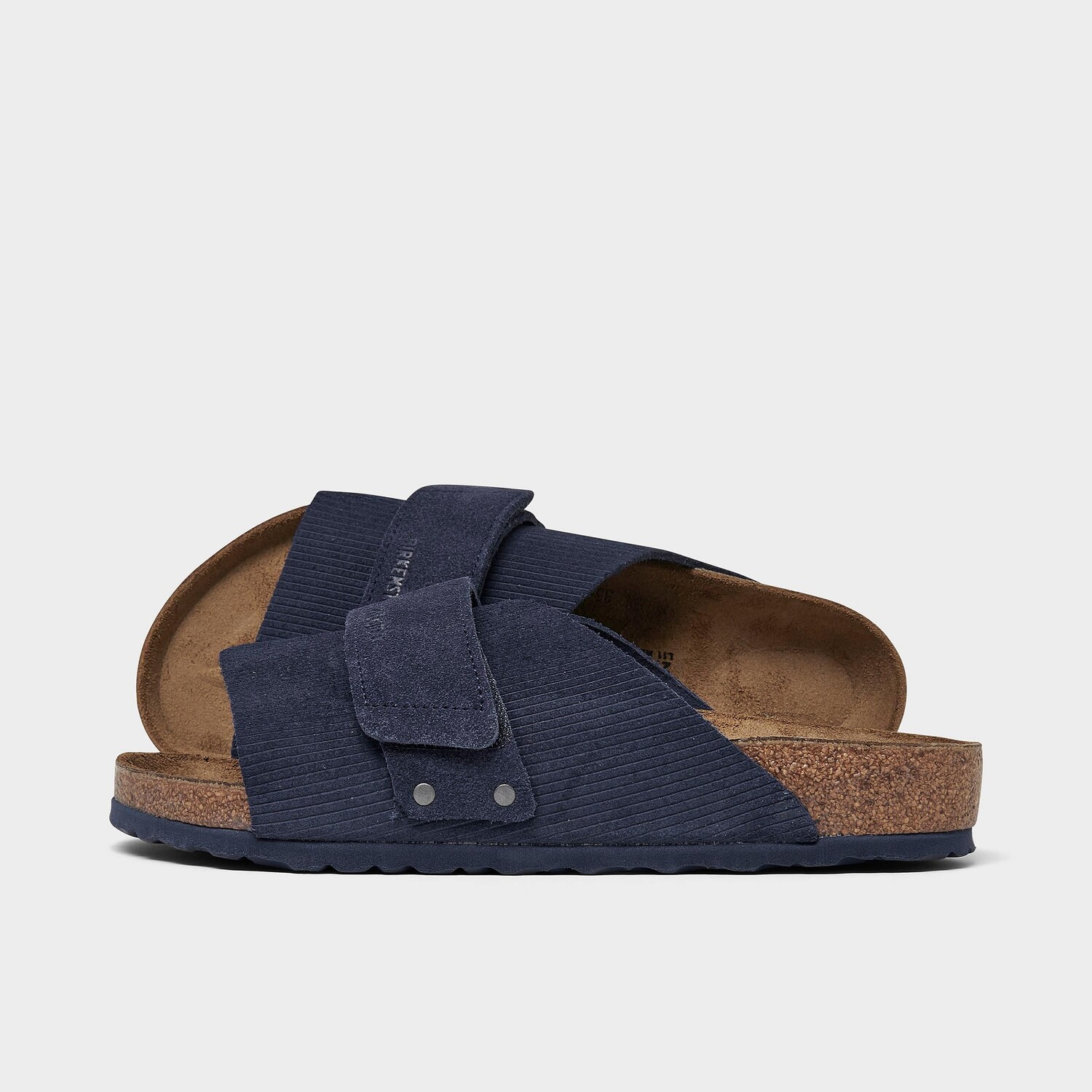 

Сандалии Birkenstock Kyoto из замши с тиснением, синий