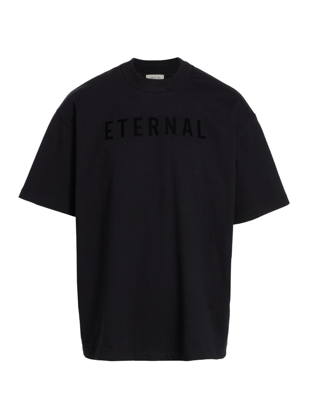 

Вечная хлопковая футболка Fear of God, черный