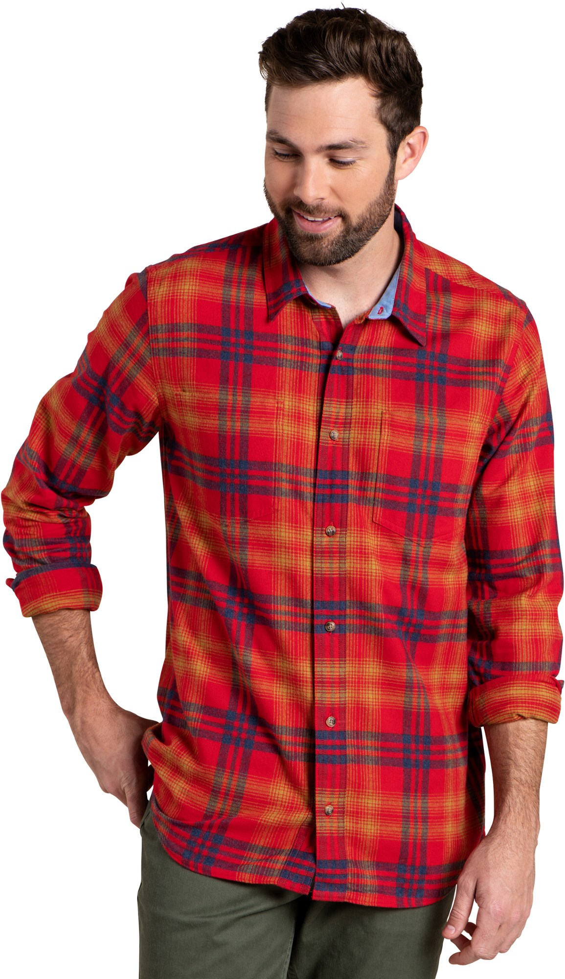 Рубашка фланнаган - мужская Toad&Co, красный