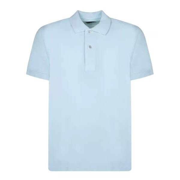 

Футболка cotton pique polo shirt Tom Ford, синий