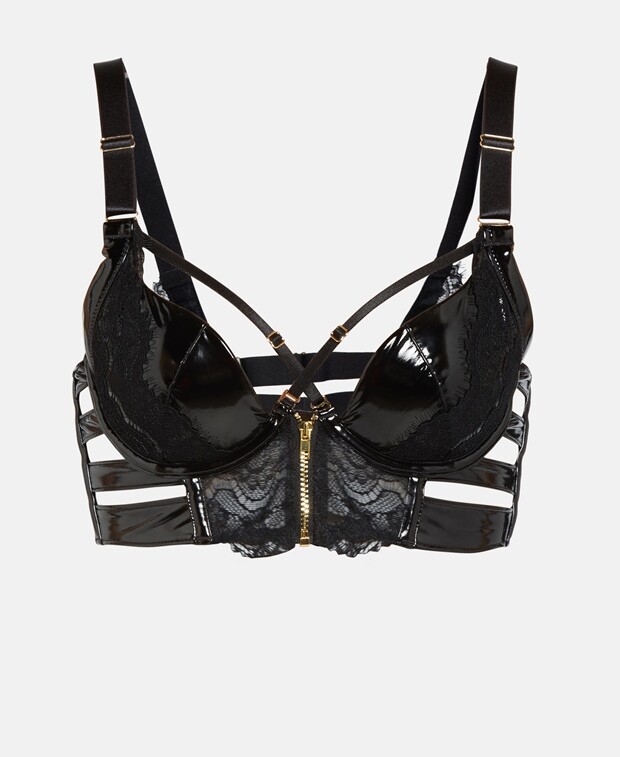 

Бюстгальтер на косточках, чашка BG Hunkemöller, цвет Caviar Black