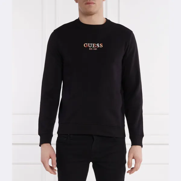 

Толстовка узкого кроя Guess, черный