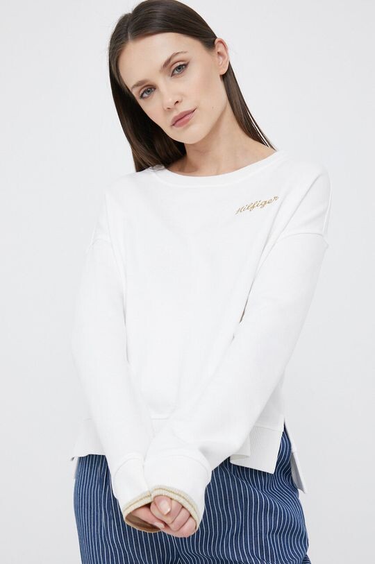 

Хлопковая толстовка Tommy Hilfiger, белый