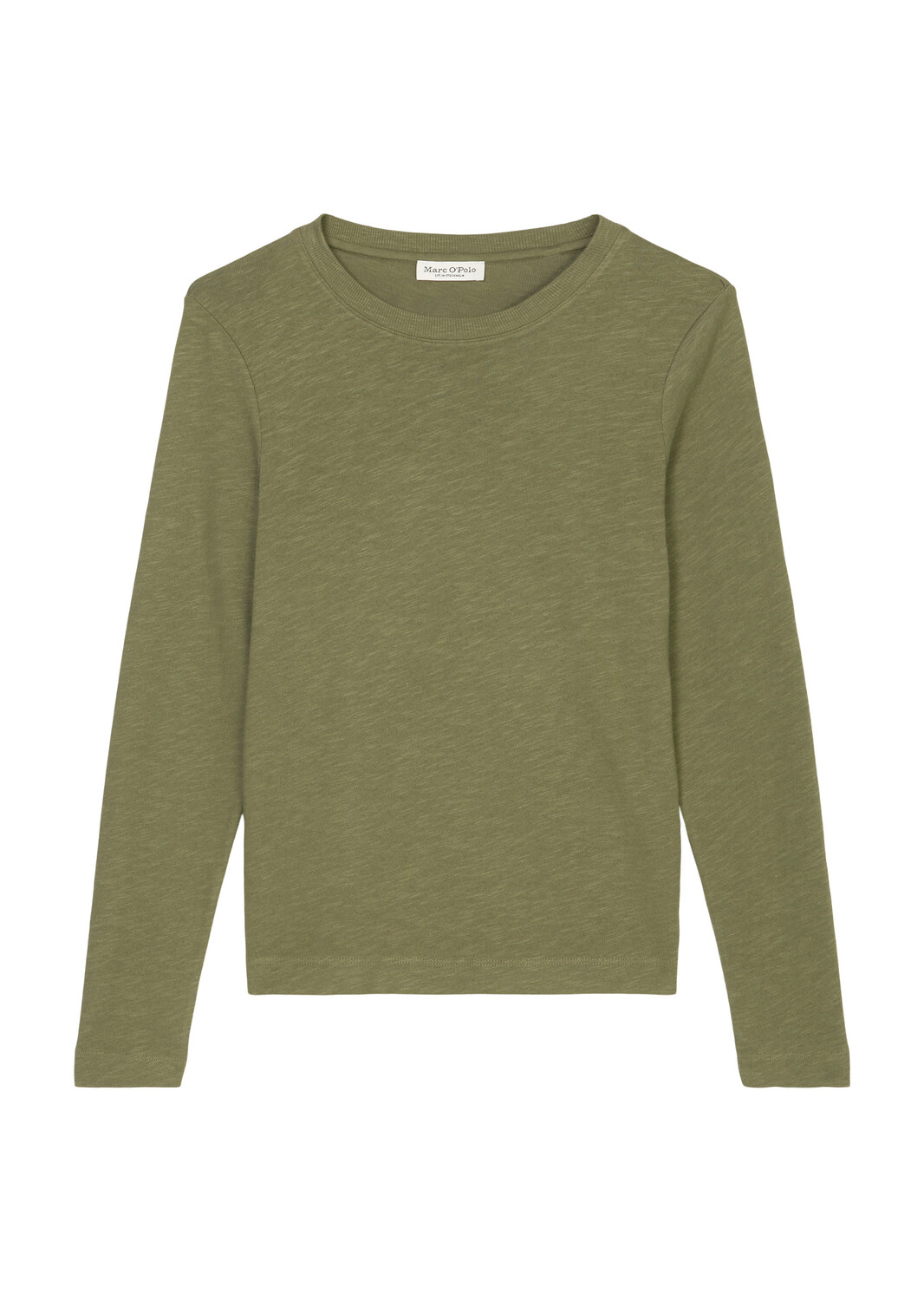 

Лонгслив Marc O'Polo Heavy Slub Jersey regular, цвет dried rosemary